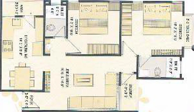 3 BHK Flat in Landspace Shivalik Shilp in Bhayli Road, Vadodara - Image 824179