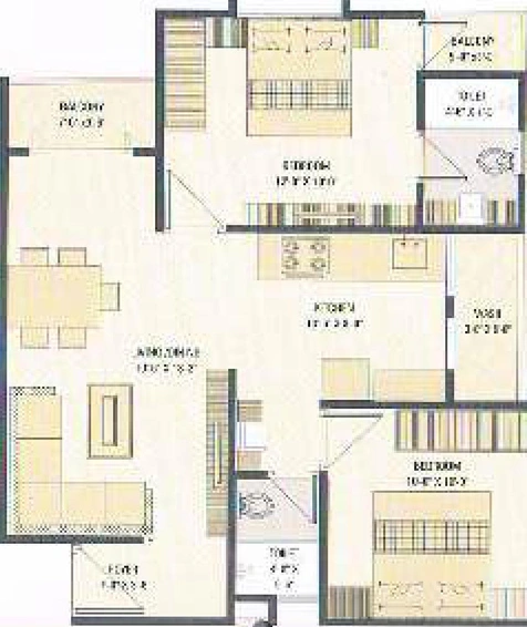 2 BHK Flat in Landspace Shivalik Shilp in Bhayli Road, Vadodara - Image 824178