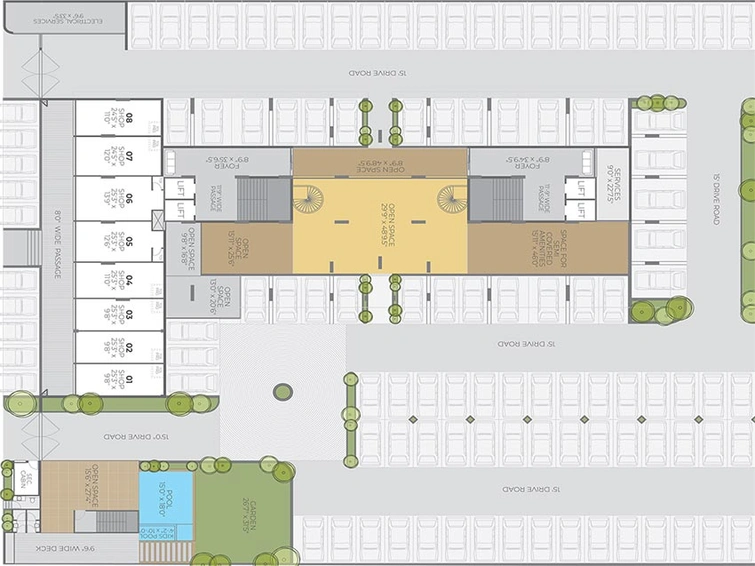 Master Plan of Sachin Patel Sherwoods 96 in Sevasi, Vadodara - Image 194132