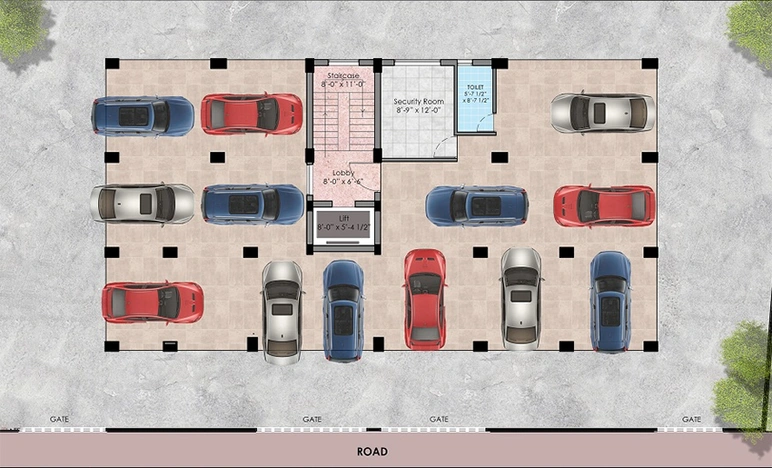 Master Plan of KCee Sathvikam in T Nagar, Chennai - Image 194193