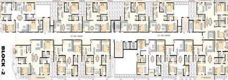 Floor Plan of SMR Vinay Harmony County in Bandlaguda Jagir, Hyderabad - Image 194211