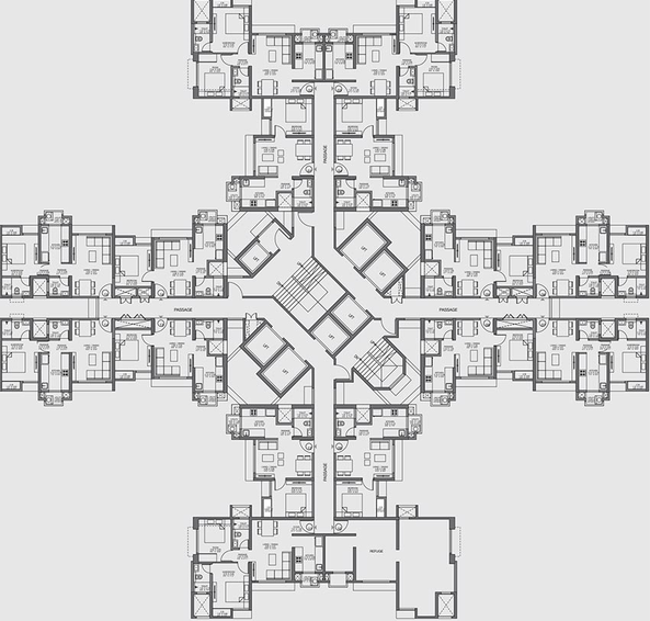 Floor Plan of Godrej Upavan in Bhiwandi, Thane - Image 194232