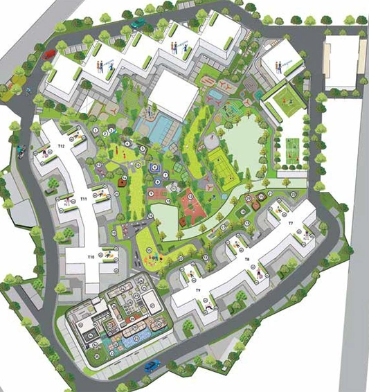 Master Plan of Godrej Upavan in Bhiwandi, Thane - Image 194233