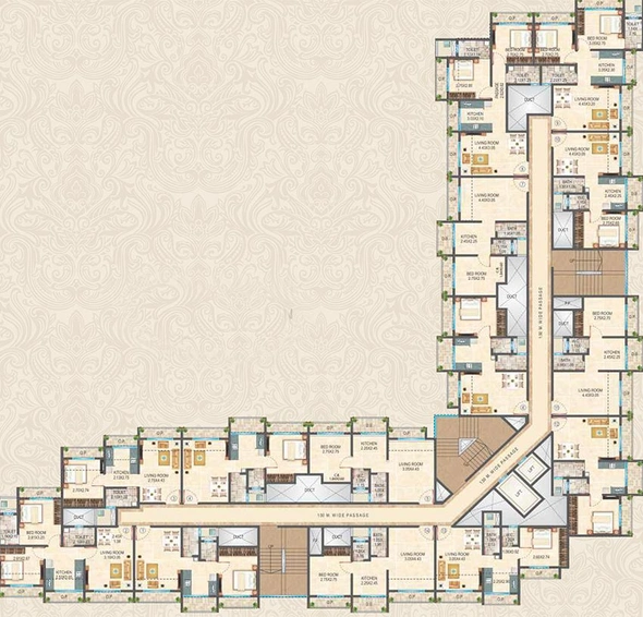 Floor Plan of Ornate Kallisto in Bhiwandi, Thane - Image 194260