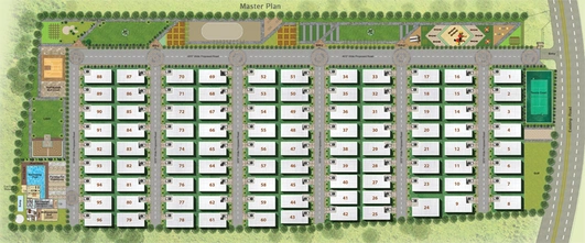 Master Plan of Pruthvi Adithya Belmont Greene in Tellapur, Hyderabad - Image 115732