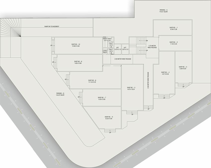 Master Plan of Meera Preyansh Heights in Atladara, Vadodara - Image 194328