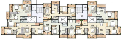 Floor Plan of Divine Jeevan Baug in Gangapur Road, Nashik - Image 194393
