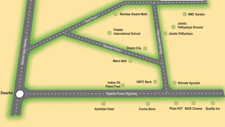 Location of ML Ozone in Dwarka, Nashik - Image 194481
