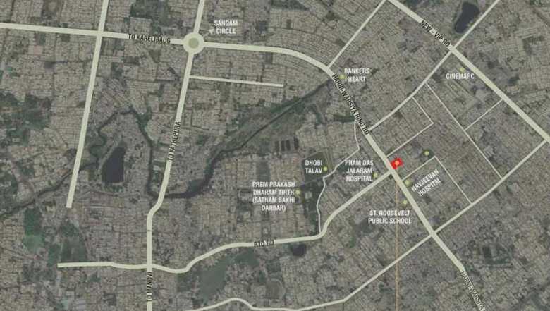 Location of Shree Sai Darshan Heights in Warashiya, Vadodara - Image 194550