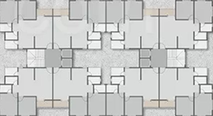Floor Plan of Virat Sai Shukan Residency in Manjalpur, Vadodara - Image 194577