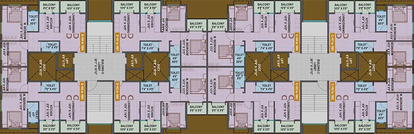Floor Plan of Suyash Shree Vitthal Towers in Nashik Road, Nashik - Image 194594