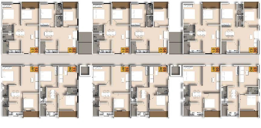 Floor Plan of Tranquillo MPR Urban City in Patancheru, Hyderabad - Image 116141