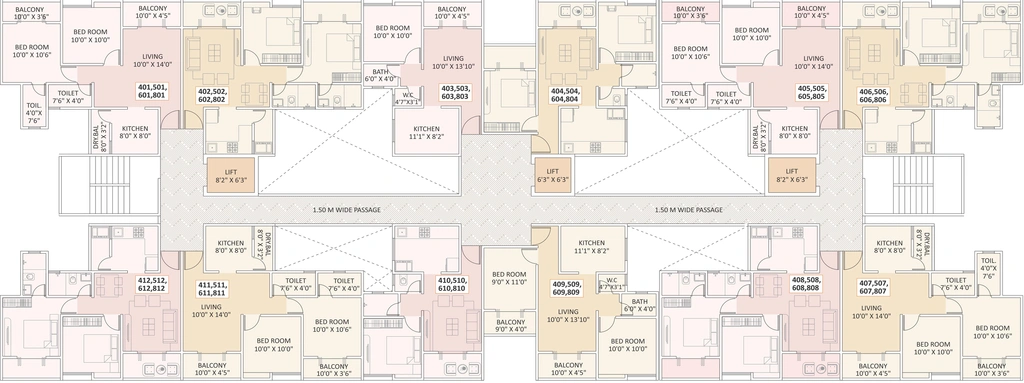 Floor Plan of Basil Chandrakant in Ambegaon, Pune - Image 194637