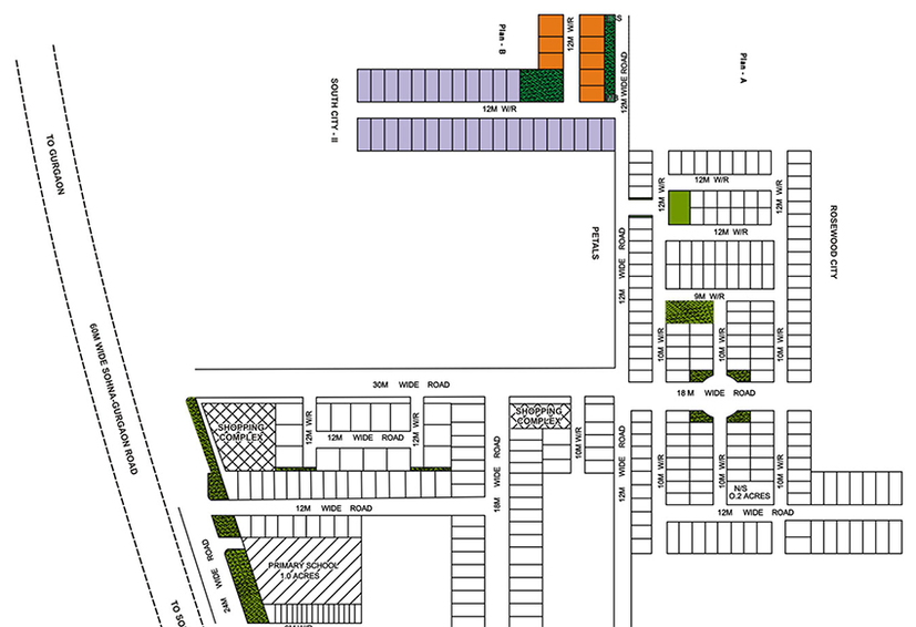 Master Plan of SS The Lilac in Sector 49, Gurgaon - Image 194881
