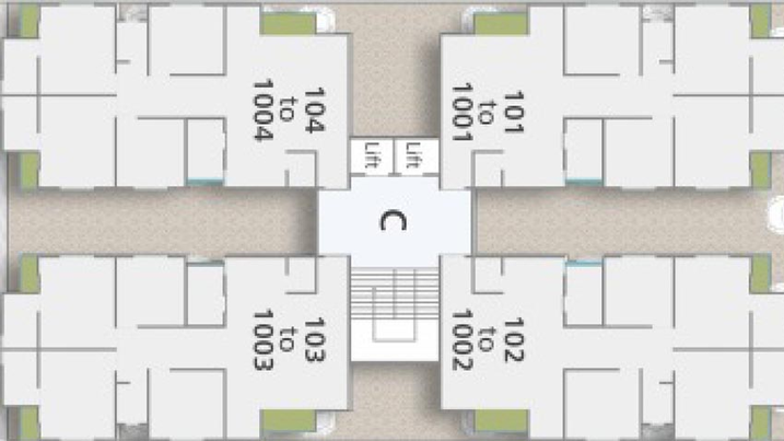 Floor Plan of Shiv Shivalay Bliss Phase 2 in Ankhol, Vadodara - Image 194897