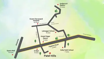Location of Patel Hills - Image 194908
