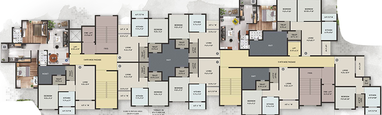 Floor Plan of Patel Horizon in Badlapur West, Thane - Image 194923