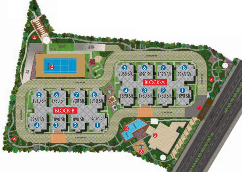 Master Plan of Vishnu Vistara in Hitech City, Hyderabad - Image 116149