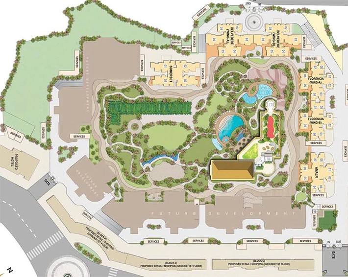 Master Plan of Hiranandani Westgate in Hiranandani Estate, Thane - Image 194986
