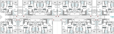 Floor Plan of Sharma Narmada Residency in Wanadongri, Nagpur - Image 195084