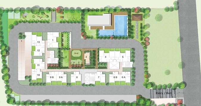 Master Plan of Rohan Ipsita in Hinjewadi, Pune - Image 195170