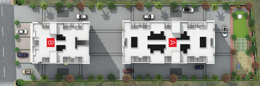 Master Plan of Aakar Indigo Phase 1 in Chovisawadi, Pune - Image 195220