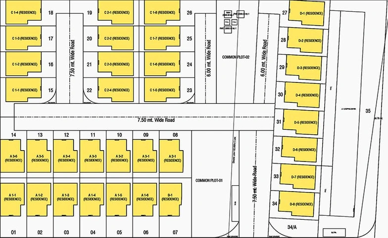 Master Plan of Satyam County in Kapurai, Vadodara - Image 195323