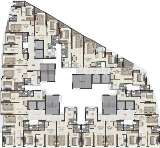 Floor Plan of Sayba Arcadia in Kurla West, Mumbai - Image 195355