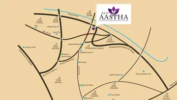 Location of Jhamtani Ace Aastha - Image 195479