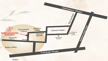 Location of Shree Nakshatra Residency - Image 117689