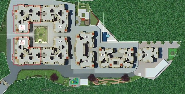 Master Plan of Kesar Tree Town in Moshi, Pune - Image 195576