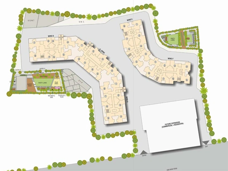 Master Plan of Tulip Infinity Planet in Moshi, Pune - Image 115798