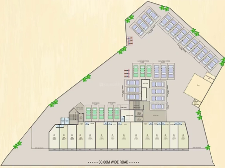 Master Plan of Rudis Shivalaya Heights in Shilphata, Thane - Image 195649
