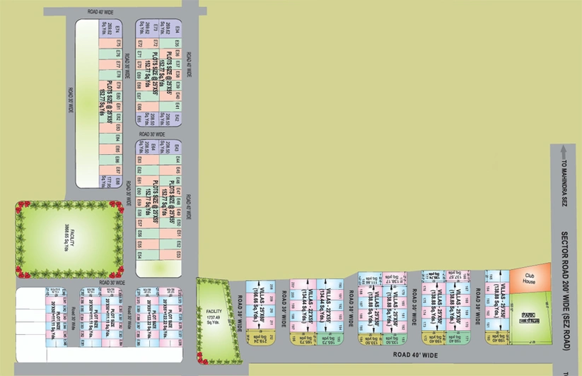 Master Plan of Chordias Prime Ville Classic in Ajmer Road, Jaipur - Image 195699