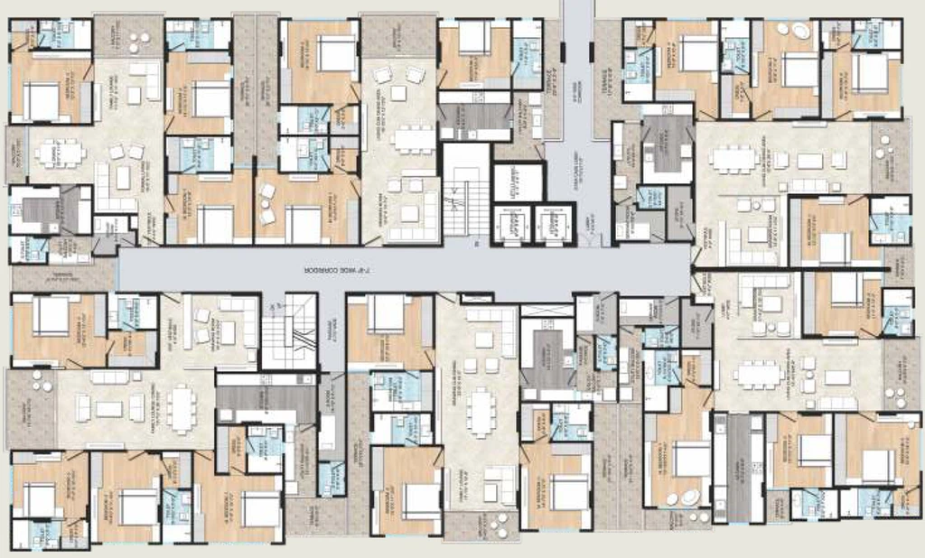 Floor Plan of Ridhiraj Air in Shyam Nagar, Jaipur - Image 195728