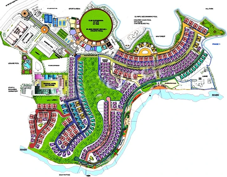 Master Plan of Arihant World Villas in Karjat, Thane - Image 195799