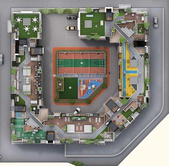 Master Plan of Happy Home Jasmine in Vasai West, Palghar - Image 195838