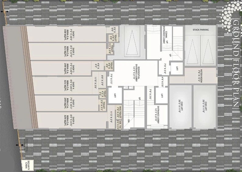 Master Plan of Hum Solaris in Kandivali West, Mumbai - Image 195900