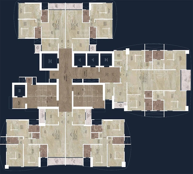 Floor Plan of Bhatia Auriga 9 in Borivali West, Mumbai - Image 195957