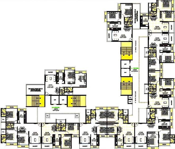 Floor Plan of Marquis Royal Palm in Ulwe, Navi Mumbai - Image 195938
