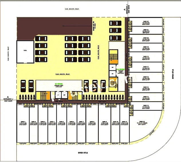 Floor Plan of Marquis Royal Palm in Ulwe, Navi Mumbai - Image 195939