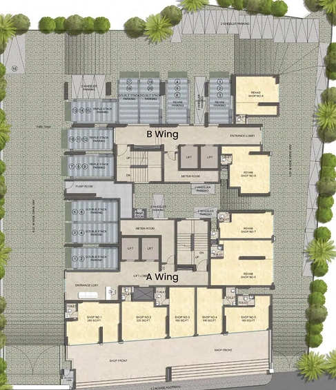 Master Plan of Marshal Srishti 3 in Bhandup West, Mumbai - Image 196029