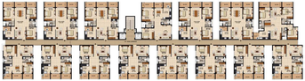 Floor Plan of Aashrayaa Citadel in Whitefield, Bangalore - Image 196180