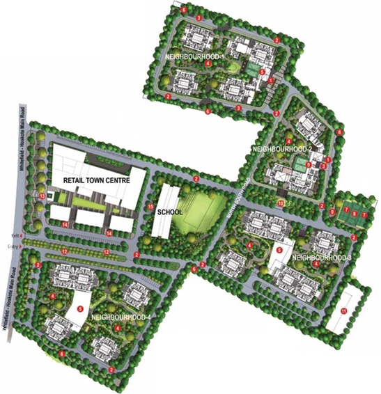 Master Plan of Assetz Marq in Whitefield, Bangalore - Image 196224
