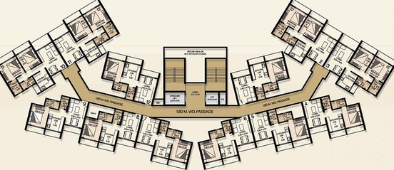Floor Plan of Gauri Vinayak Metro Pride in Thakurli East, Thane - Image 196266