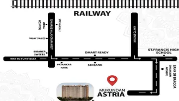 Location of Mukundan Astria - Image 196284