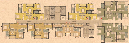 Floor Plan of Brigade Citrine in Budigere Road, Bangalore - Image 196317