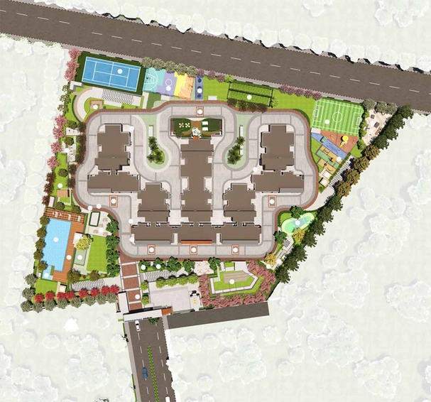 Master Plan of Concorde Neo in Thanisandra, Bangalore - Image 196357