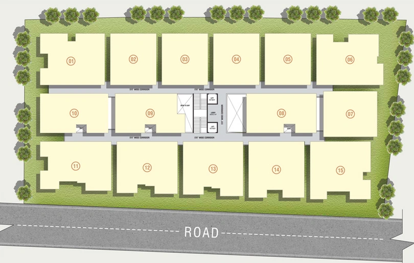 Master Plan of Aadhava Elite Homes in Narayanapura, Bangalore - Image 196409
