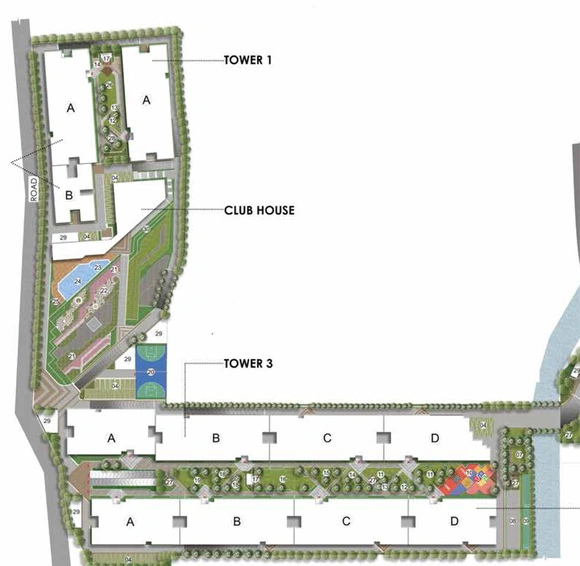 Master Plan of Adarsh Lumina in Sarjapur Road, Bangalore - Image 196420